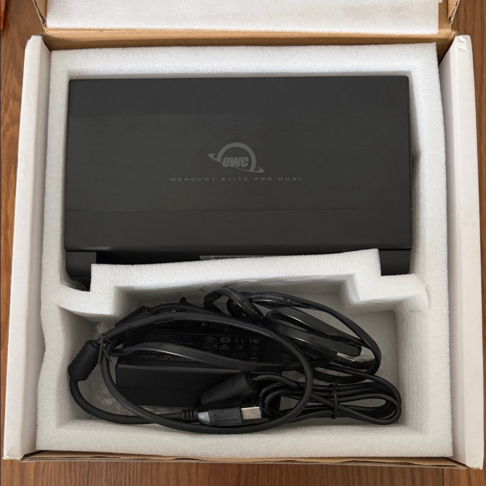 6TB OWC Mercury Elite Pro Dual External RAID - Thunderbolt 2/USB 3 - Picture 2 of 7
